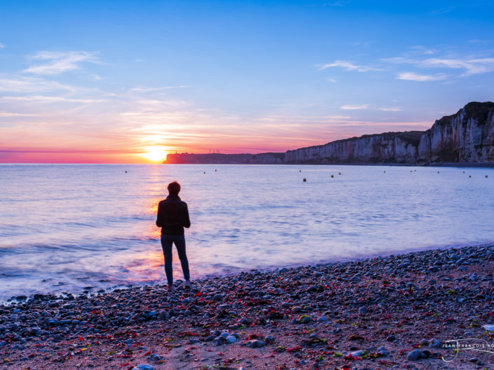 Photographie Paysage Normand - Lever de soleil Yport