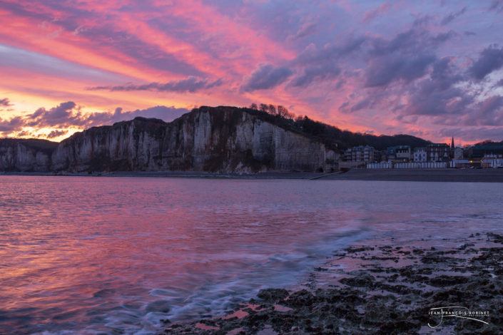 Photographie Paysage Normand - Lever de soleil Yport