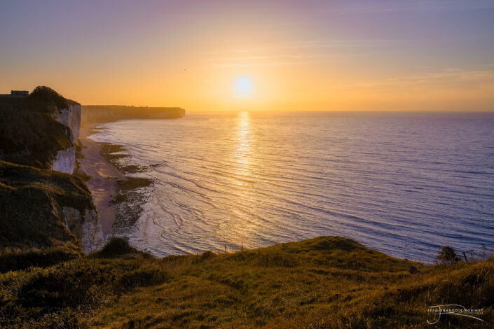 Coucher de soleil sur Saint Leonard