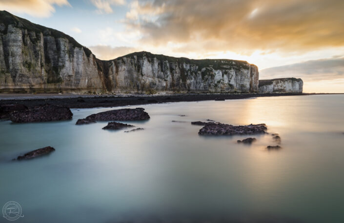 Photographie Galerie Net Horizon, Côte d'Albâtre, Yport au crépuscule, Normandie