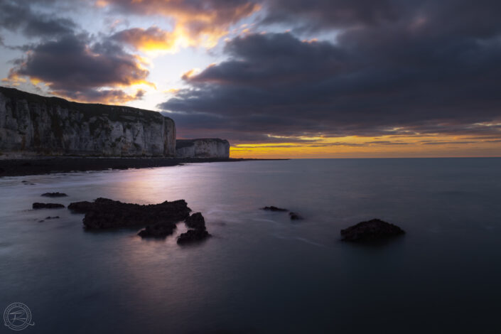 Photographie Galerie Net Horizon, Côte d'Albâtre, Yport au crépuscule, Normandie