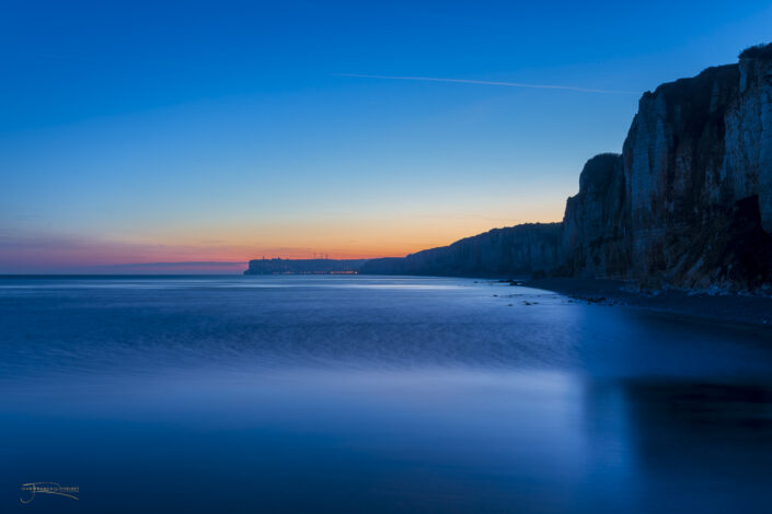 Photographie Galerie Net Horizon, Fécamp au crépuscule, Normandie